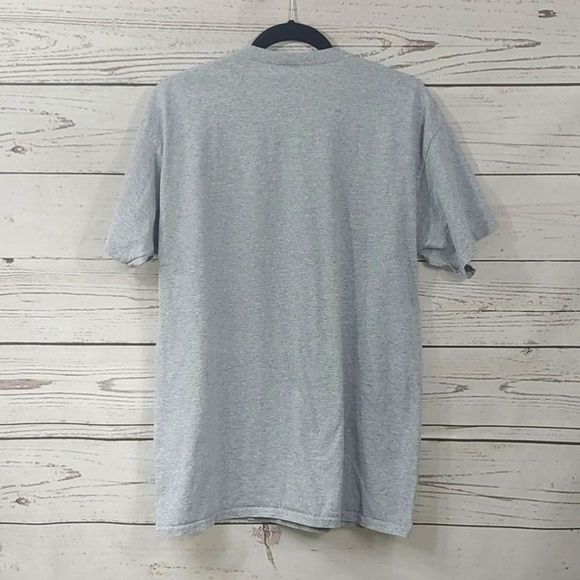 MEN'S Grey Football Tee - Picture 2 of 3